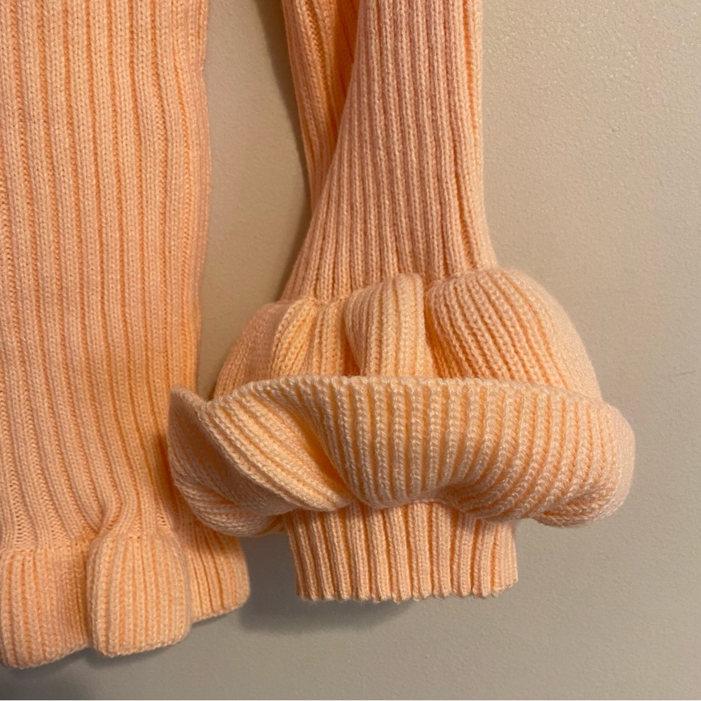 NWOT English Factory Rib Ruffle Edge Sweater - Picture 10 of 13